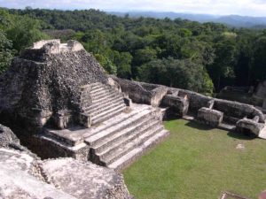 Photograph of Caracol ruins, Belize